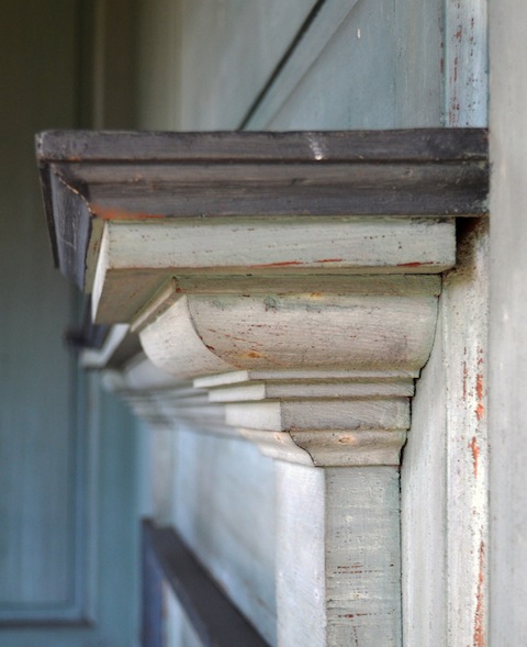 Figure 4. Second-floor mantel, Drayton Hall, Charleston, South Carolina.